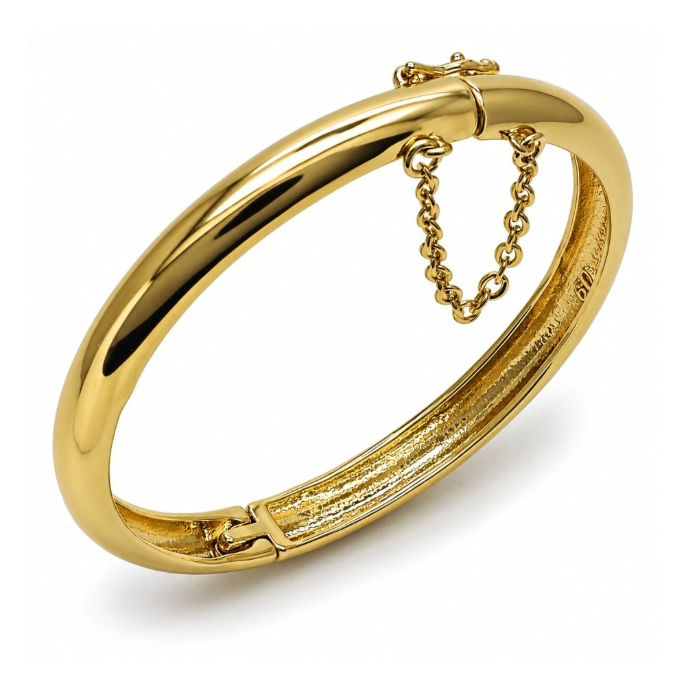 Oro Laminado Individual Bangle, Gold Filled Style Polished, Golden Finish