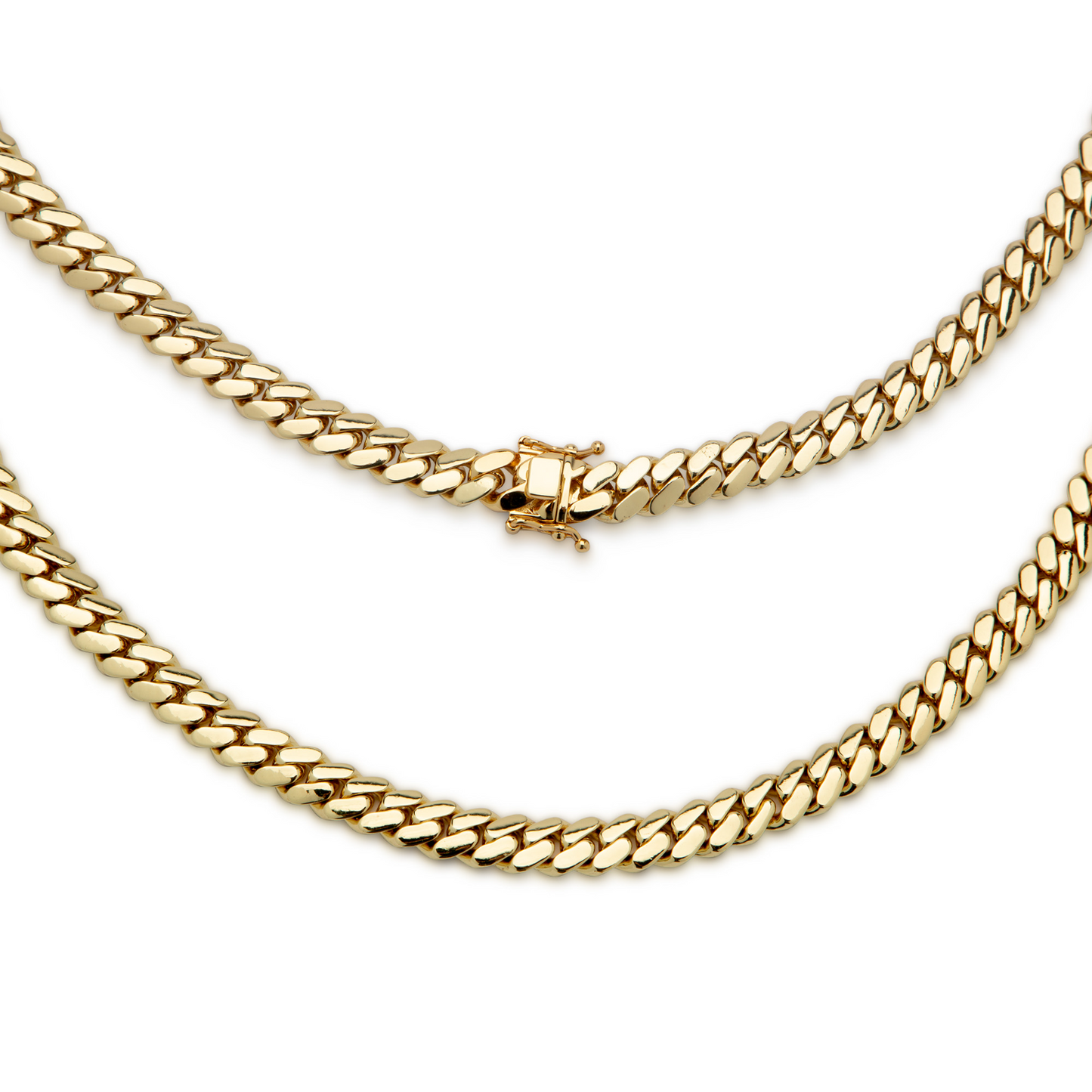 Miami Cuban Link Chain Necklace 24″ Men Fashion Jewelry