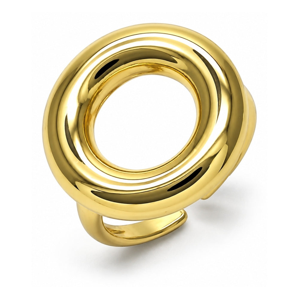 Oro Laminado Elegant Ring, Gold Filled Style Polished, Golden Finish