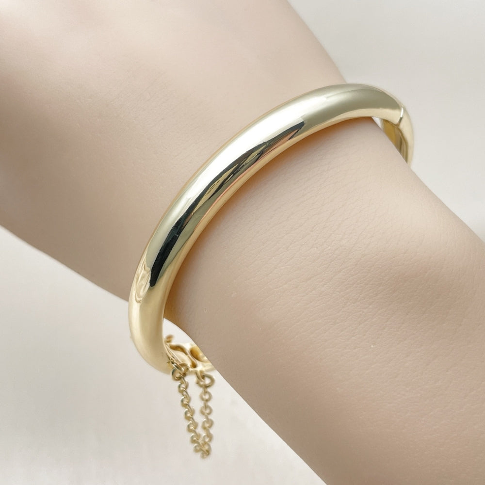 Oro Laminado Individual Bangle, Gold Filled Style Polished, Golden Finish