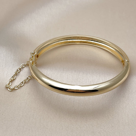 Oro Laminado Individual Bangle, Gold Filled Style Polished, Golden Finish