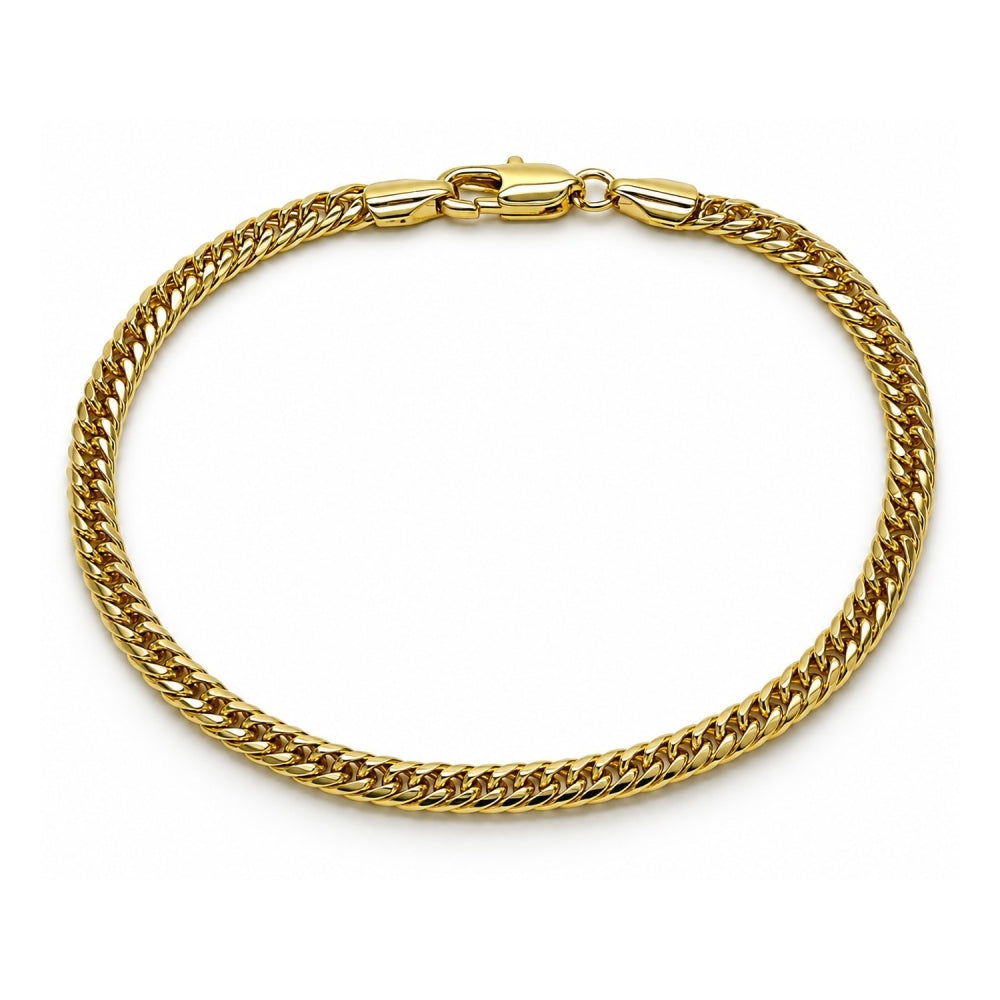 Oro Laminado Basic Bracelet, Gold Filled Style Polished, Golden Finish