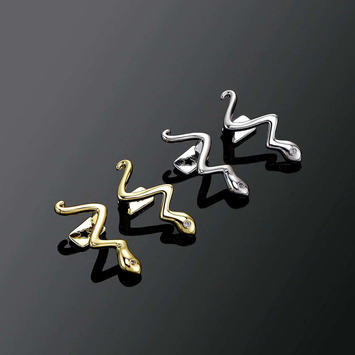 Women Snake Open Face Grillz