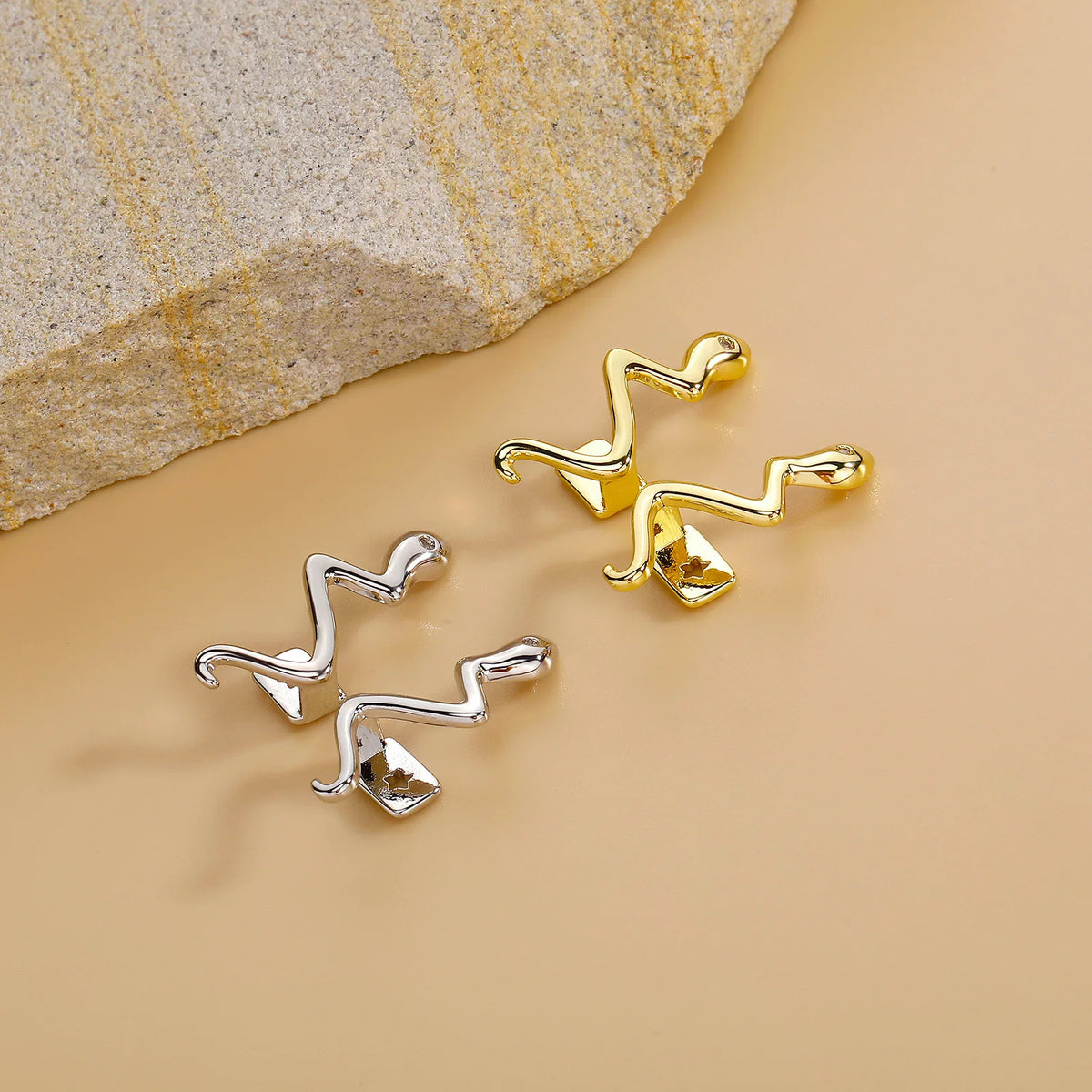 Women Snake Open Face Grillz