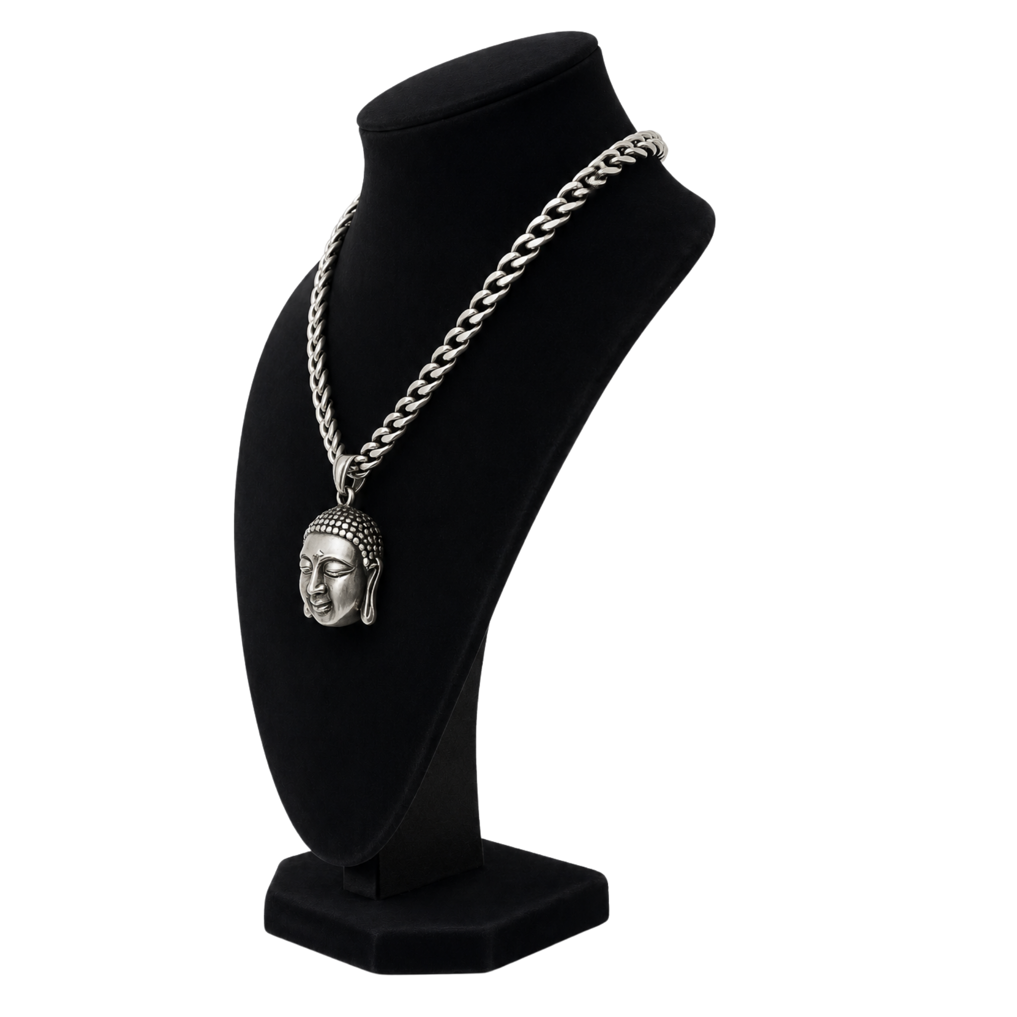 Buddha Charm Pendant Chain Necklace