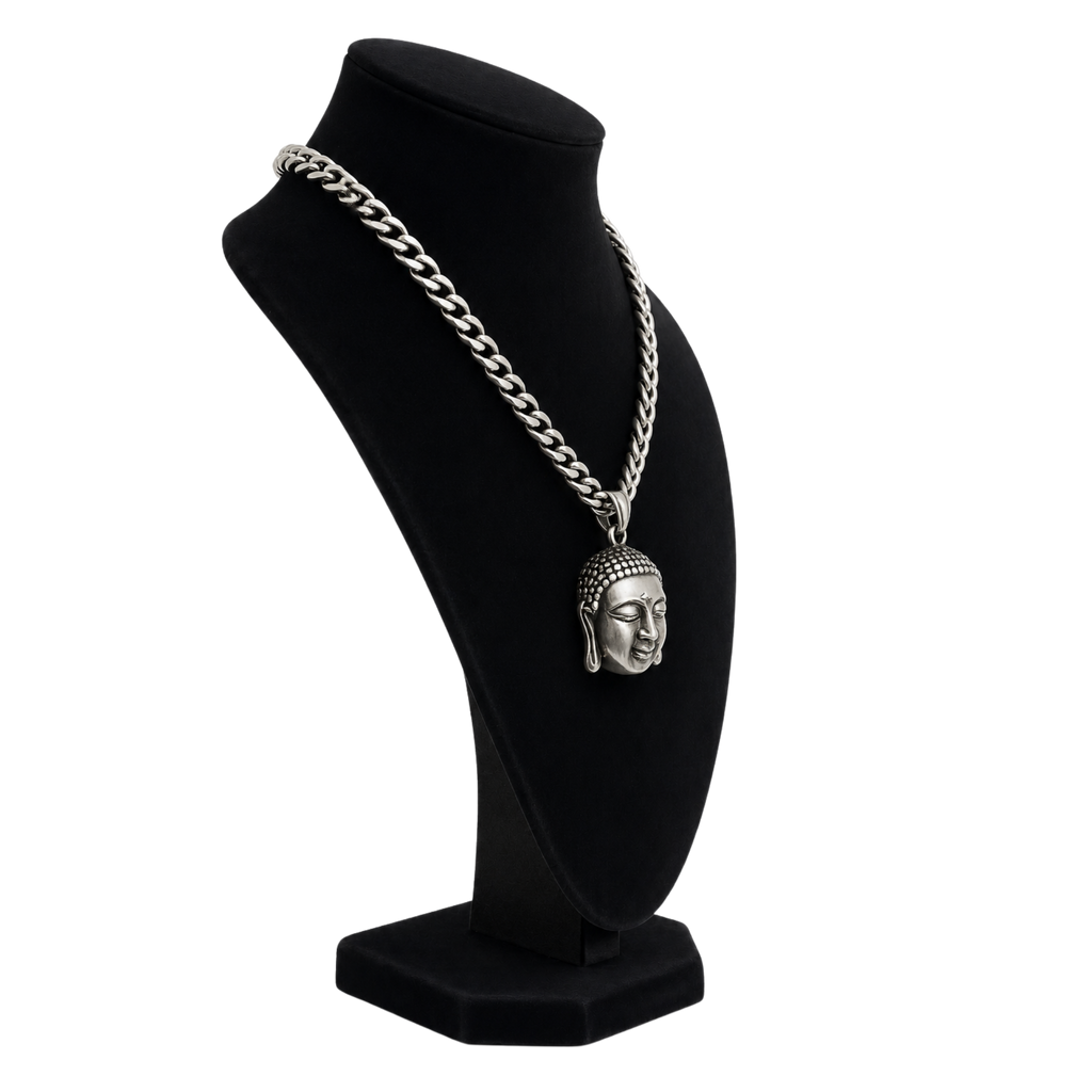 Buddha Charm Pendant Chain Necklace