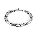Byzantine Link Bracelet – Affordable Non-Tarnish Stainless Steel Men's Byzantine Chain Bracelet