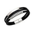 Men's Carbon Edge Bracelet – Stainless Steel & Black Carbon Fiber