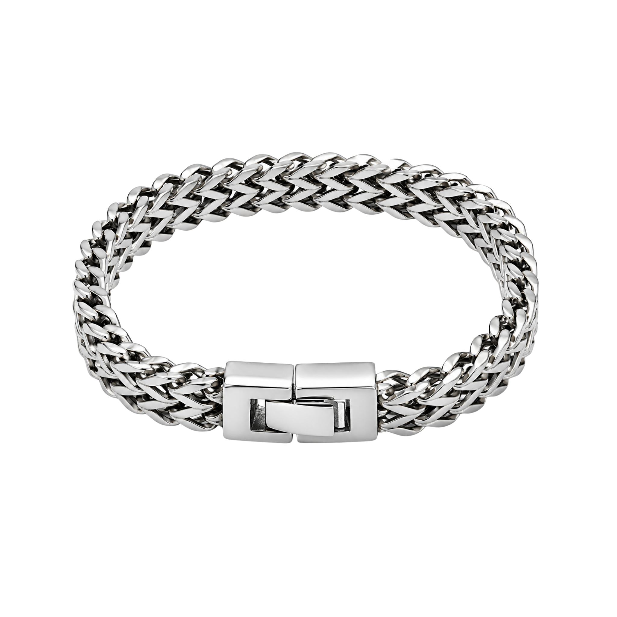 Classic Mesh Bracelet – Affordable Non-Tarnish Stainless Steel Men's Woven Link Bracelet