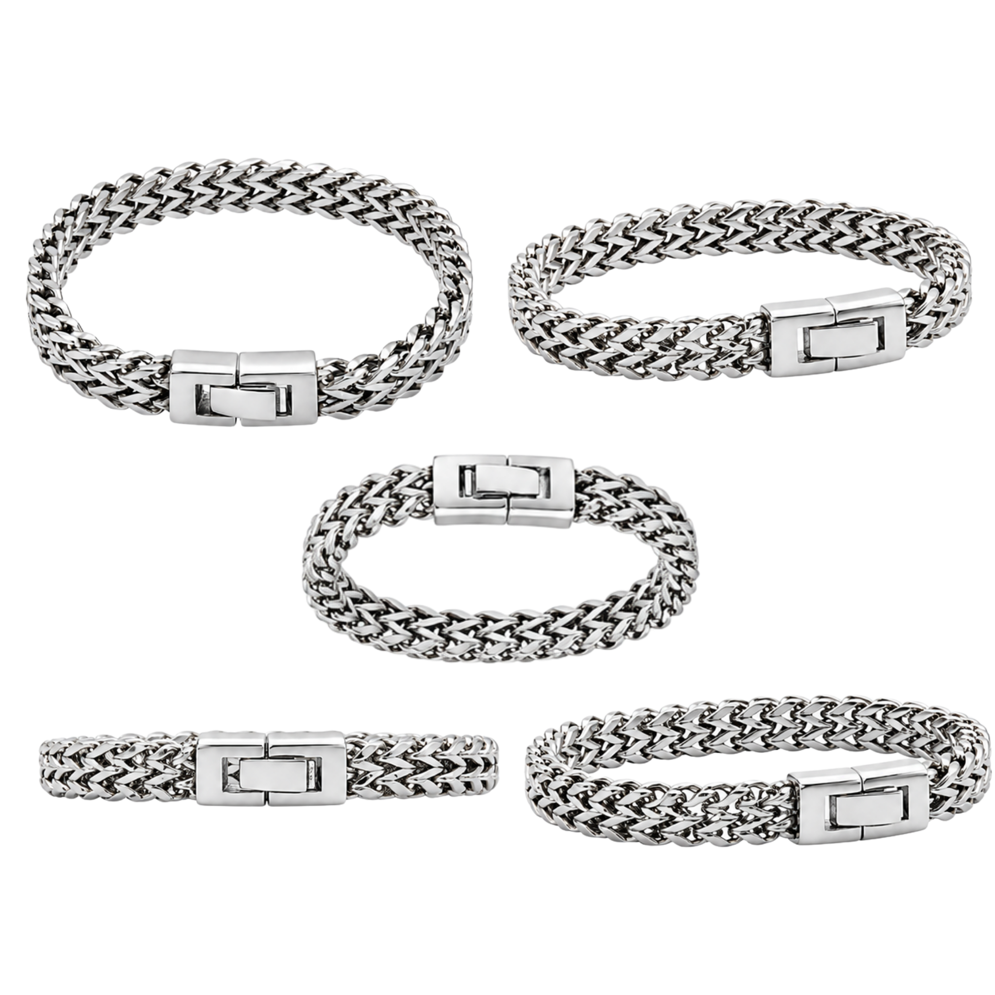Classic Mesh Bracelet – Affordable Non-Tarnish Stainless Steel Men's Woven Link Bracelet