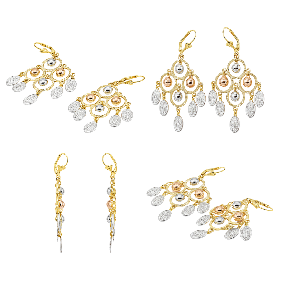 Crystal Chandelier Earrings – Elegant Gold Drop Earrings Under $50 – alternate view 2 | Sloop Jewelry – alternate view