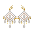 NEW Non-Tarnish Diamond Dangle Earrings – Crystal Drop Earrings Under $30