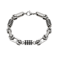 NEW Non-Tarnish Dual Tone Chain Bracelet – Stainless Steel Link Bracelet for Men