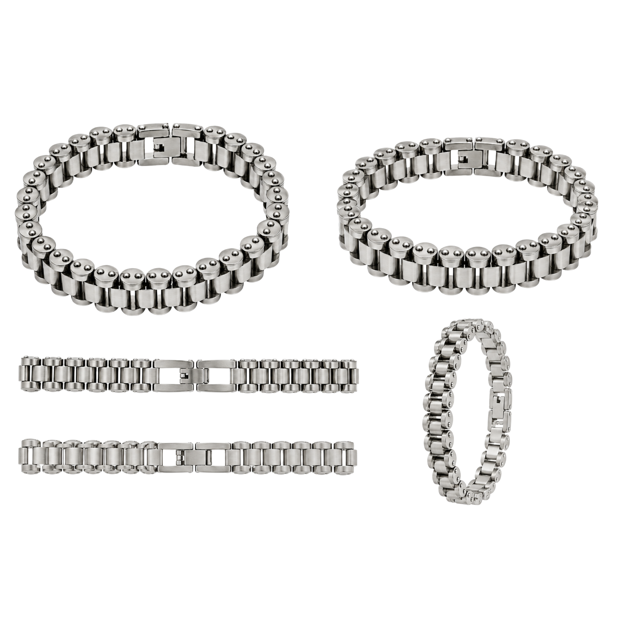 Executive Link Bracelet – Non-Tarnish Stainless Steel Men's Link Bracelet