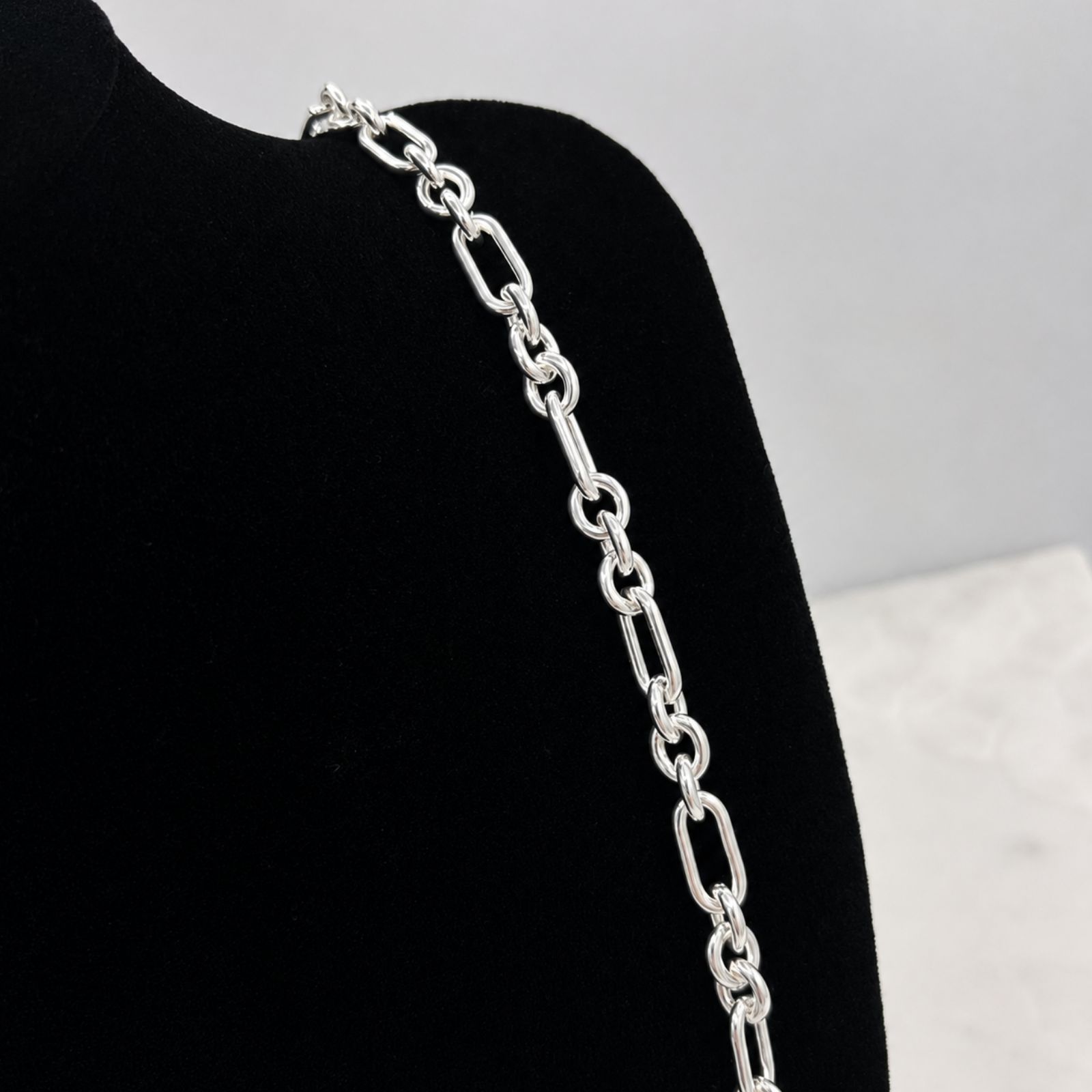 NEW 20" 8mm 14K Gold Filled Figaro Necklace for Men – Classic Gold Chain