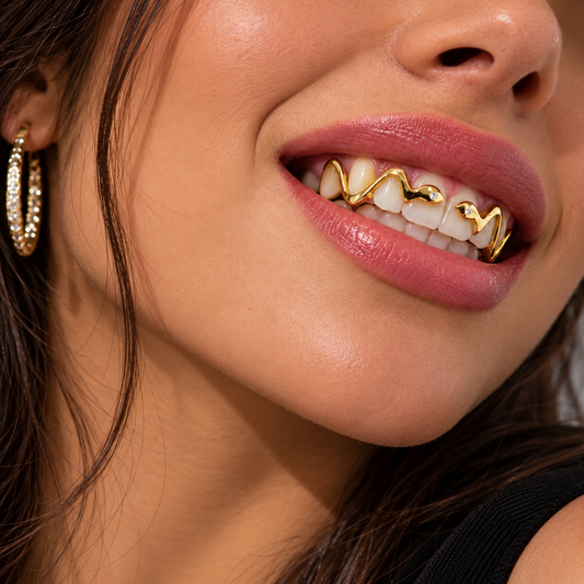 Women Snake Open Face Grillz