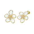 NEW Golden Blossom Earrings – Non Tarnish Flower Stud Earrings