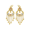 Non-Tarnish Golden Fringe Earrings – Elegant Gold Dangle Earrings Under $30
