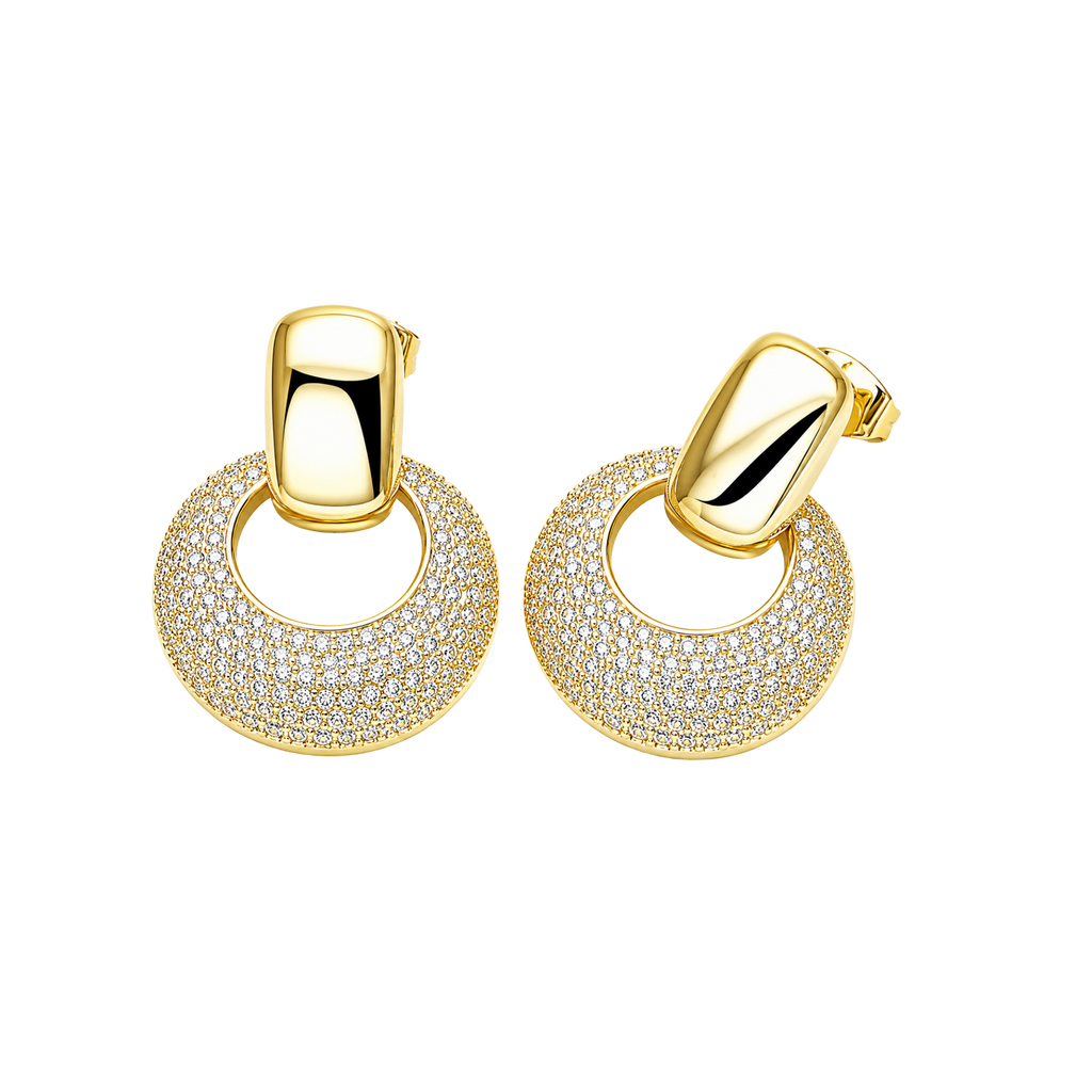 NEW Halo Earrings – Non Tarnish Everyday Hoop Earrings FREE SHIPPING