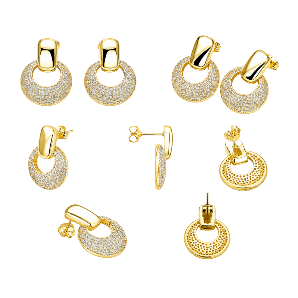 NEW Halo Earrings – Non Tarnish Everyday Hoop Earrings FREE SHIPPING