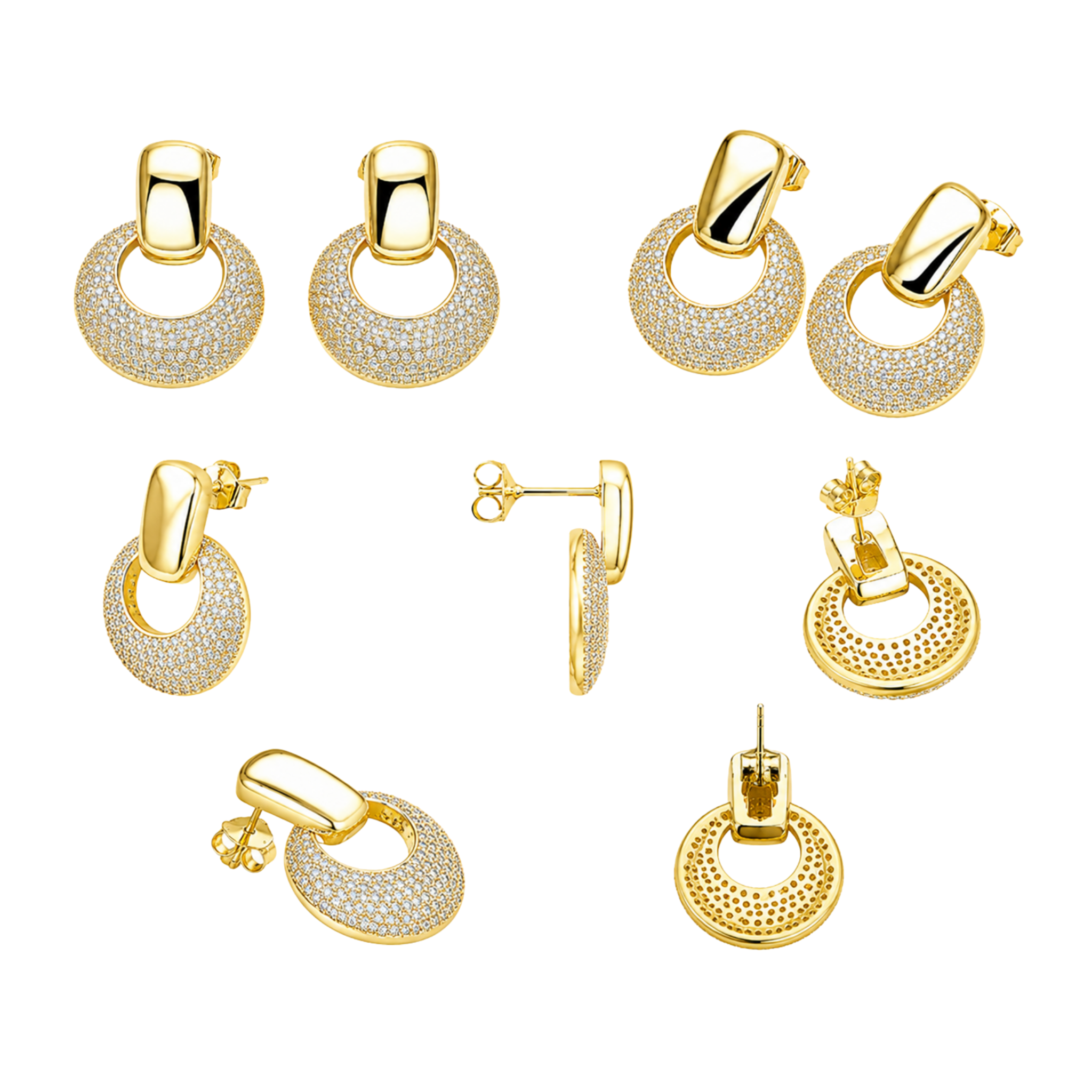 NEW Halo Earrings – Non Tarnish Everyday Hoop Earrings FREE SHIPPING