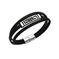 Men's Greek Key Bracelet – Non-Tarnish Stainless Steel Bracelet