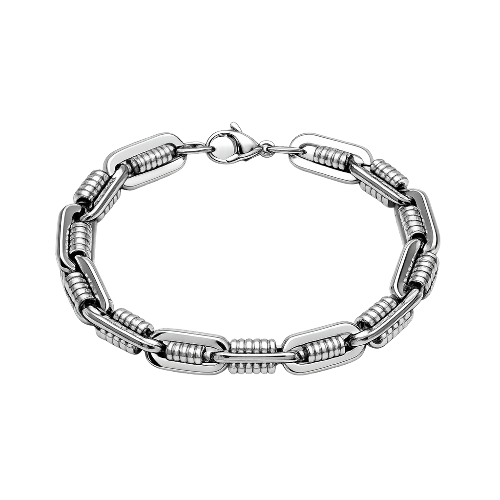 Industrial Link Bracelet – Affordable Non-Tarnish Stainless Steel Men's Chain Link Bracelet