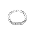 Silver Curb Chain Bracelet – Non-Tarnish Stainless Steel Chain Bracelet | Affordable Everyday Jewelry Gift