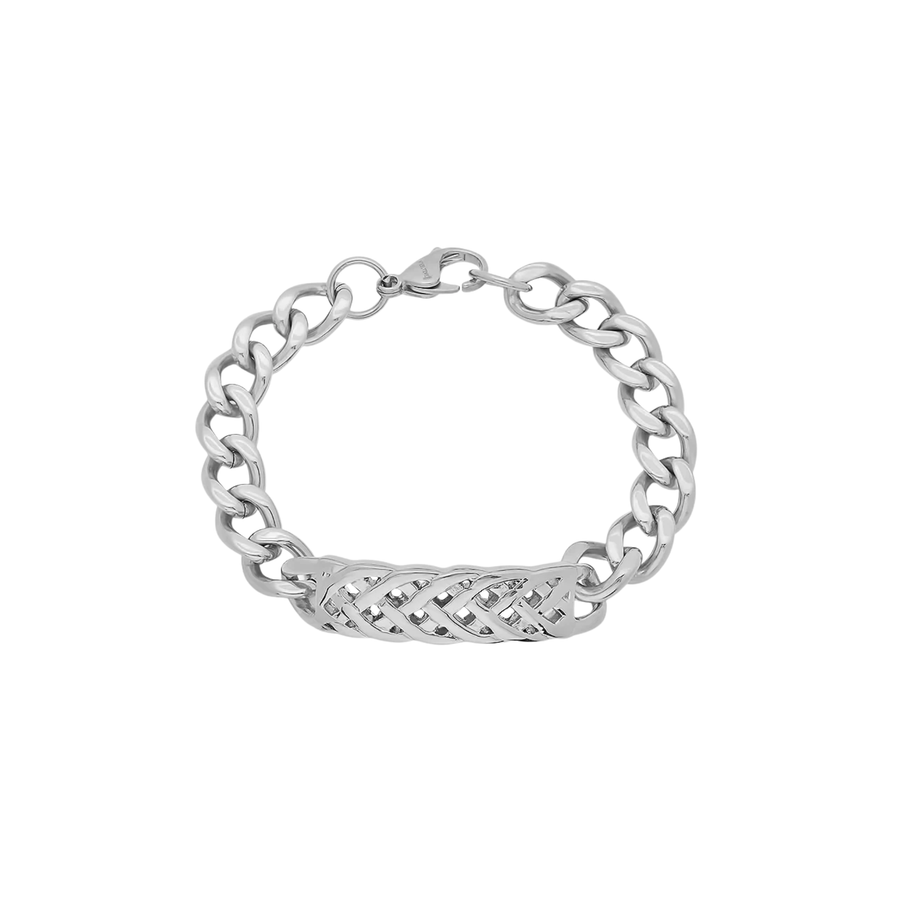 Silver Curb Chain Bracelet – Non-Tarnish Stainless Steel Chain… – Bracelet by Sloop Jewelry