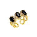 Affordable NEW Non-Tarnish Midnight Halo Ring – Under $50