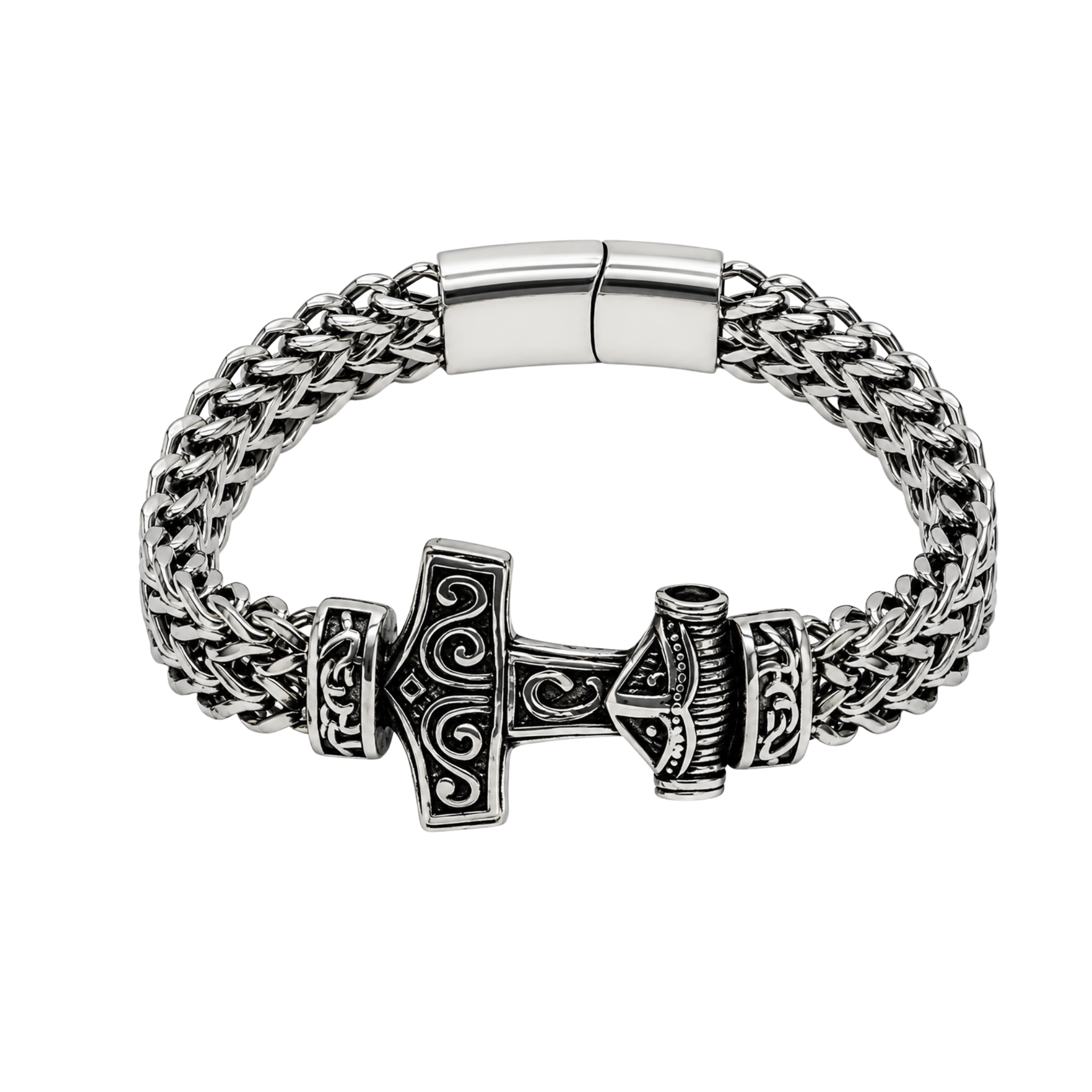 Norse Hammer Bracelet – Affordable Viking Stainless Steel Bracelet