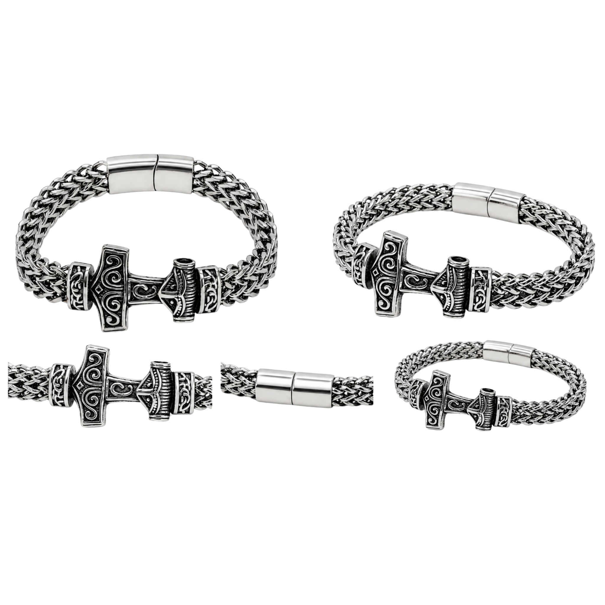 Norse Hammer Bracelet – Affordable Viking Stainless Steel Bracelet