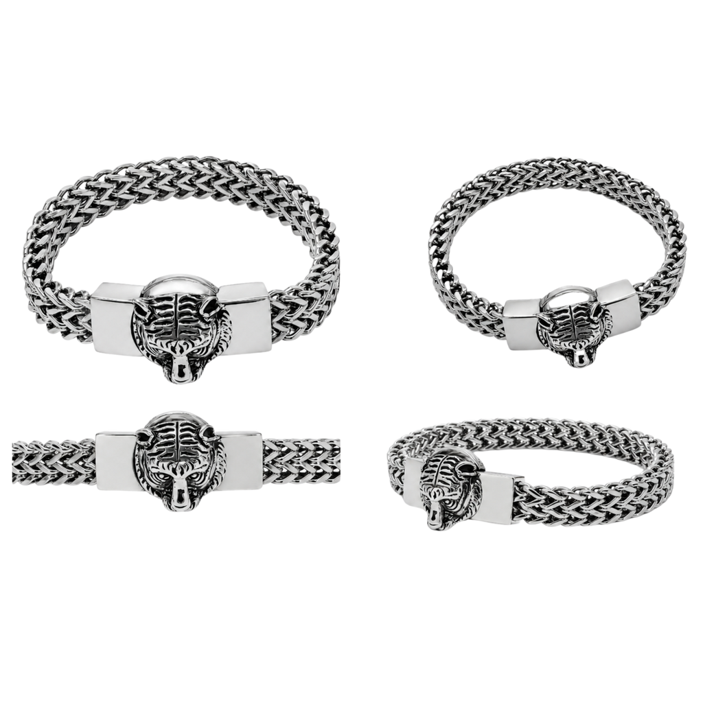 Pharaoh Head Bracelet – Affordable Non-Tarnish Stainless Steel Men's Egyptian Bracelet