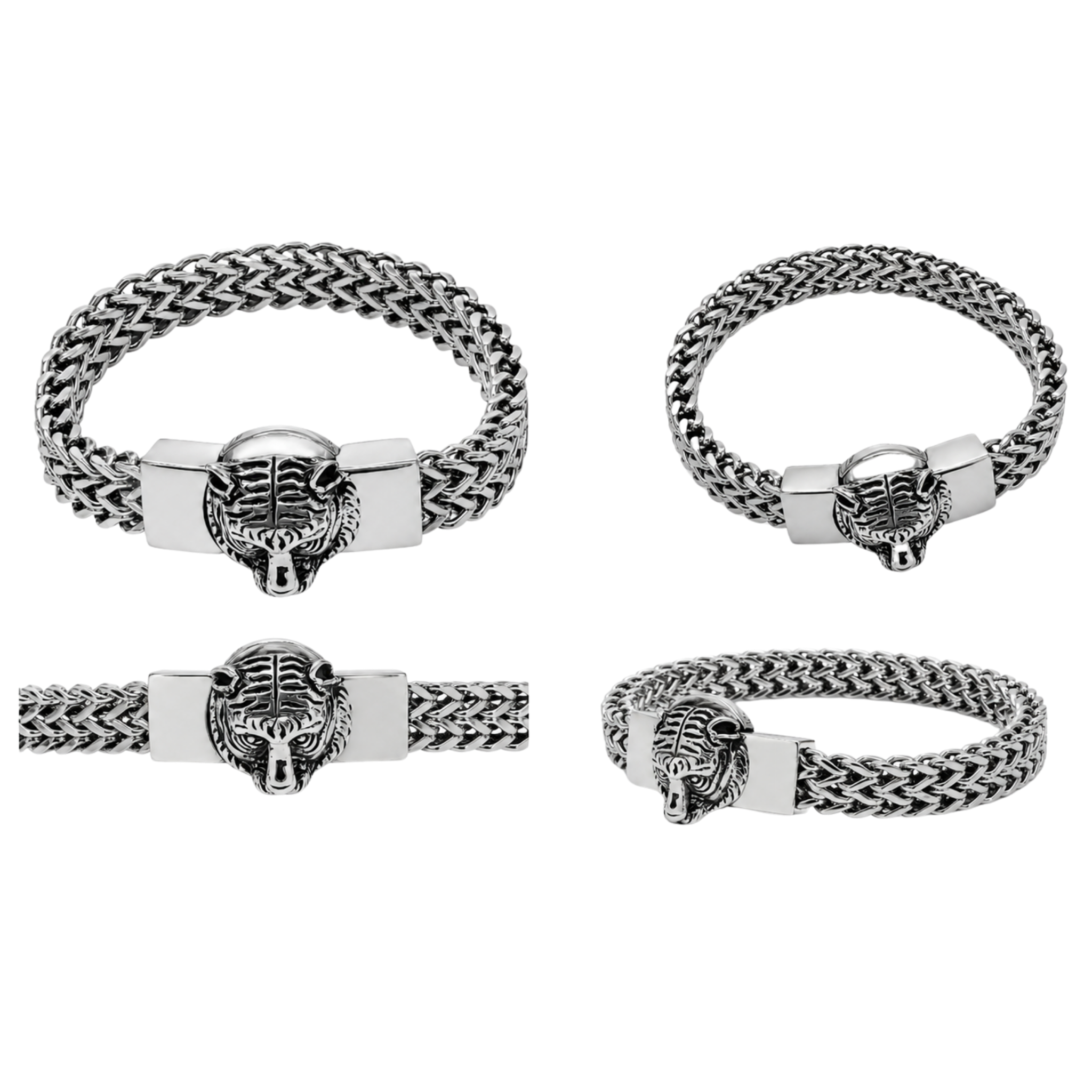 Pharaoh Head Bracelet – Affordable Non-Tarnish Stainless Steel Men's Egyptian Bracelet