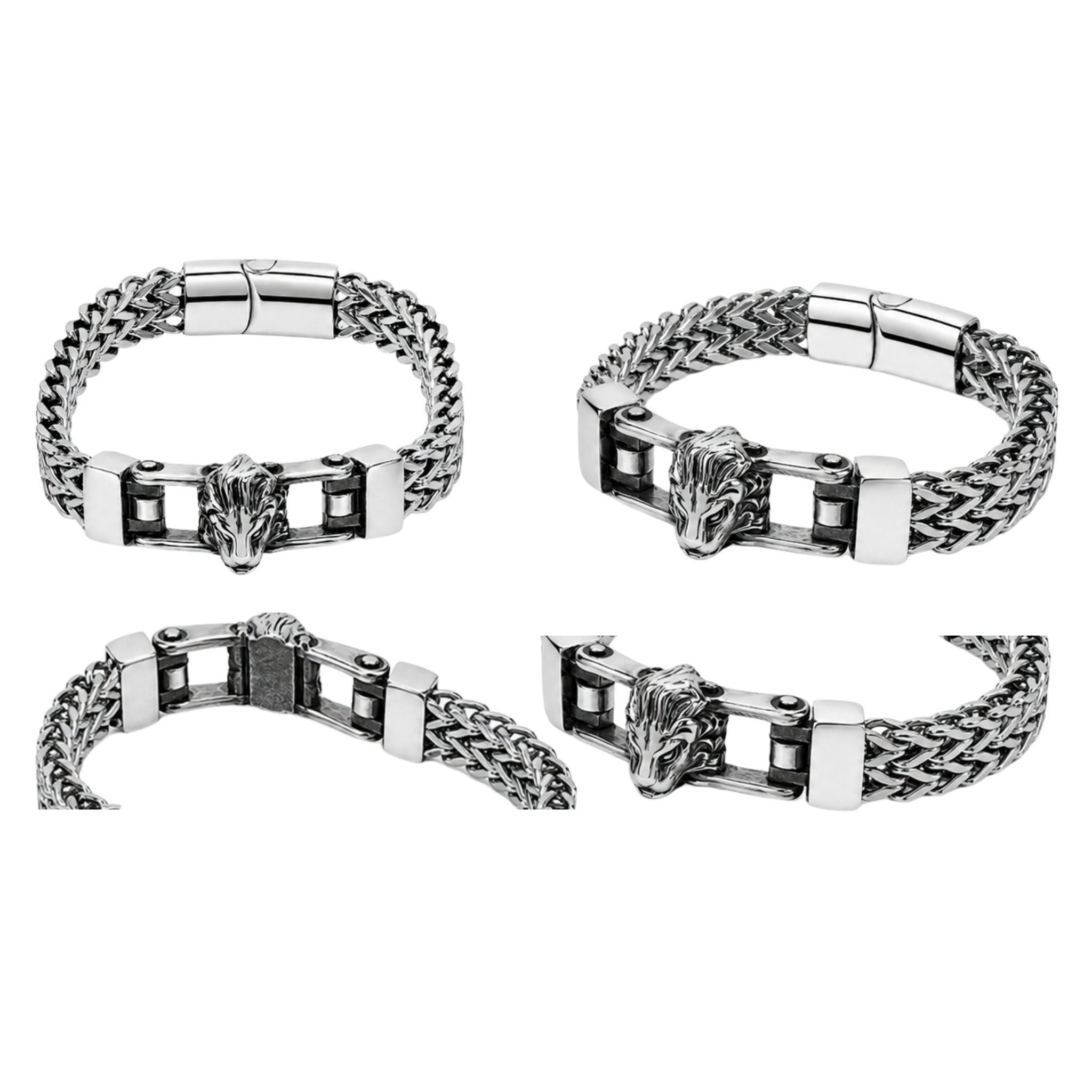 Ram Skull Bracelet – Affordable Non-Tarnish Stainless Steel Men's Ram Head Bracelet