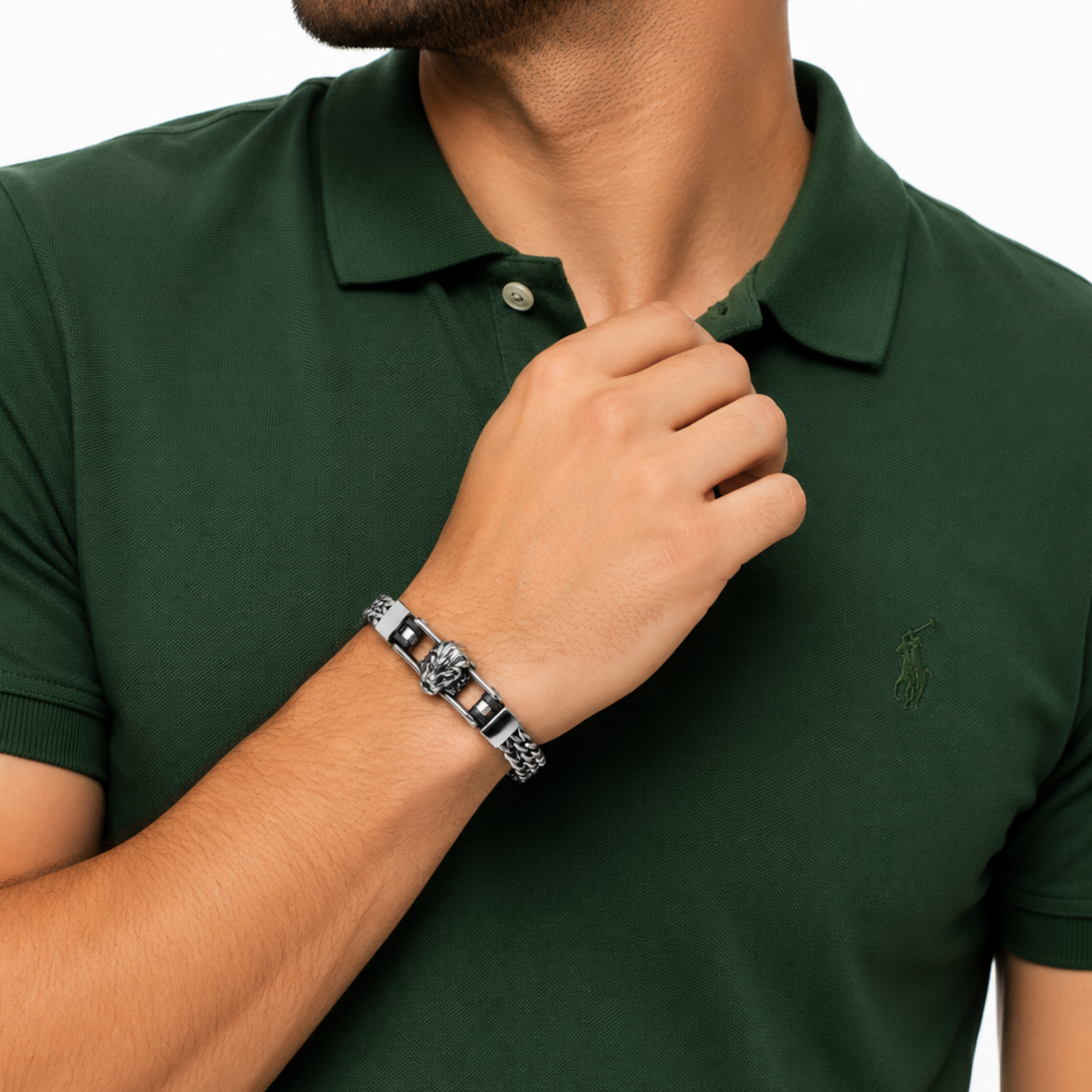 Ram Skull Bracelet – Affordable Non-Tarnish Stainless Steel Men's Ram Head Bracelet