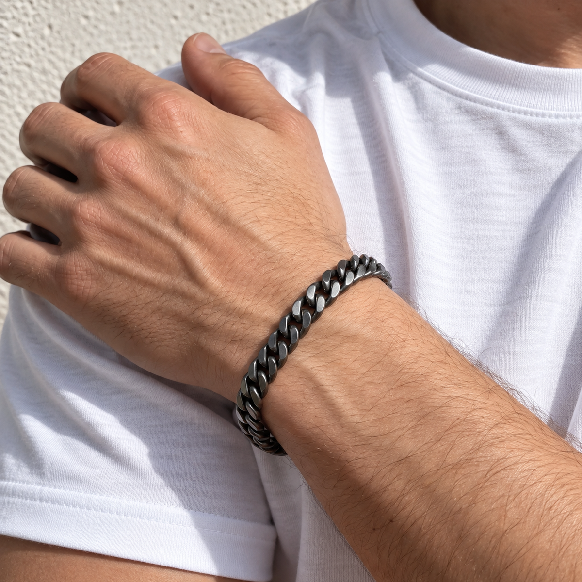 Retro Cuban Link Stainless Steel Bracelet