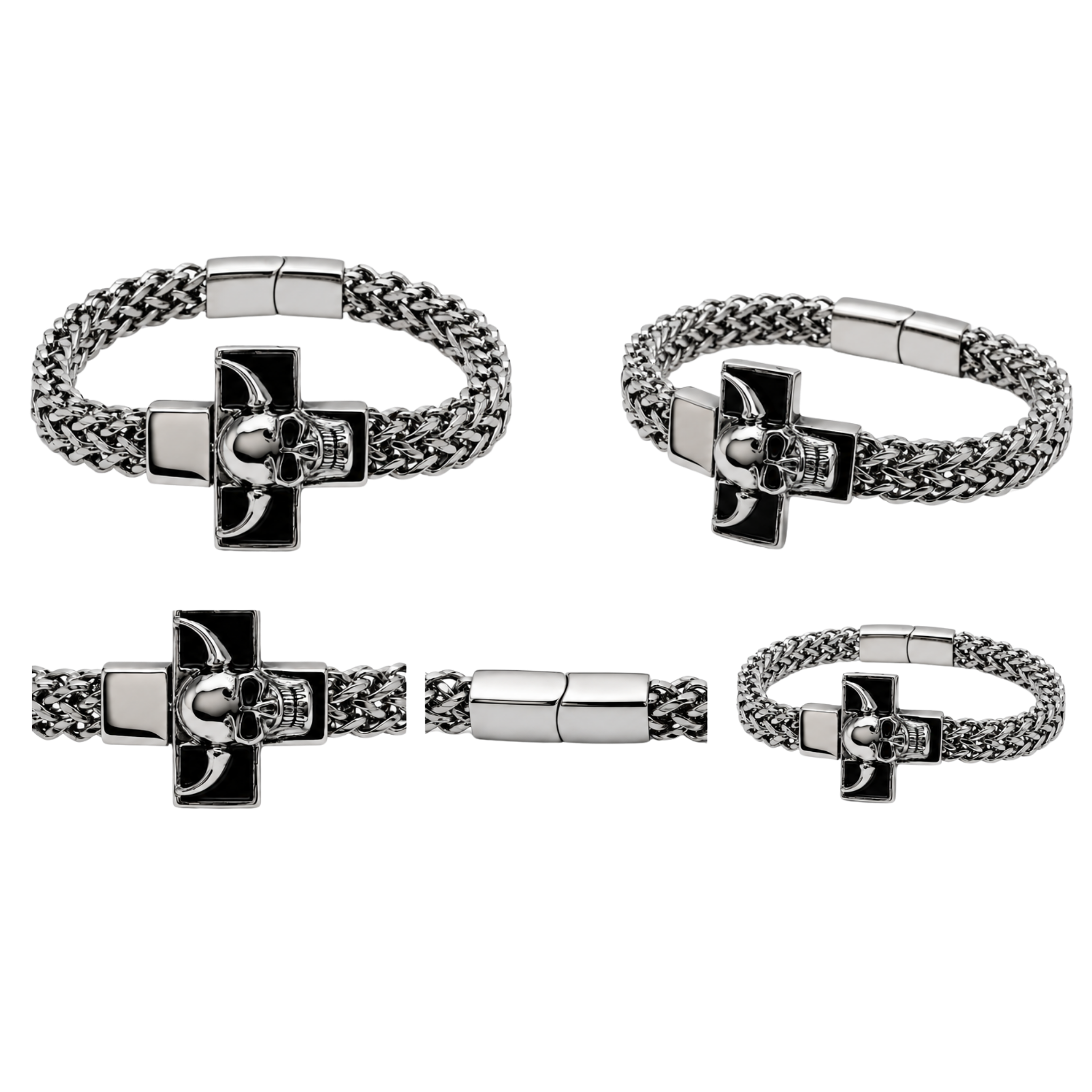 Skull Cross Bracelet – Affordable Stainless Steel Men's Bracelet | Non Tarnish
