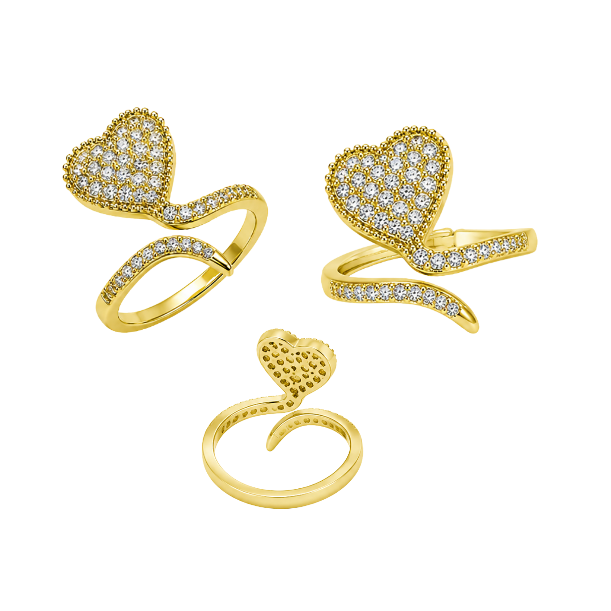 Affordable New Non-Tarnish Sparkling Heart Ring – Under $50