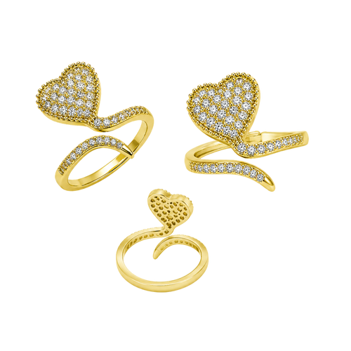 Affordable New Non-Tarnish Sparkling Heart Ring – Under $50
