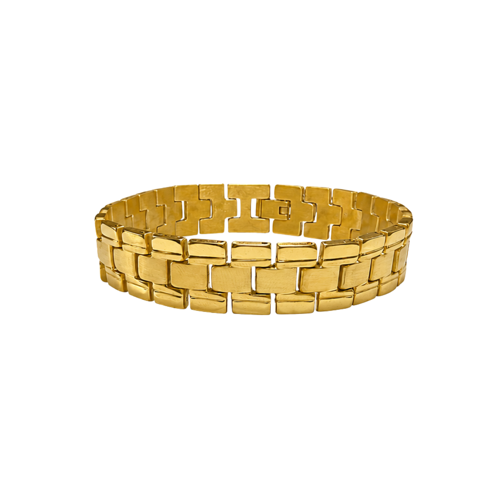 Stainless Steel Gold PVD Cuban Link Bracelet | Non-Tarnish Gold Bracelet