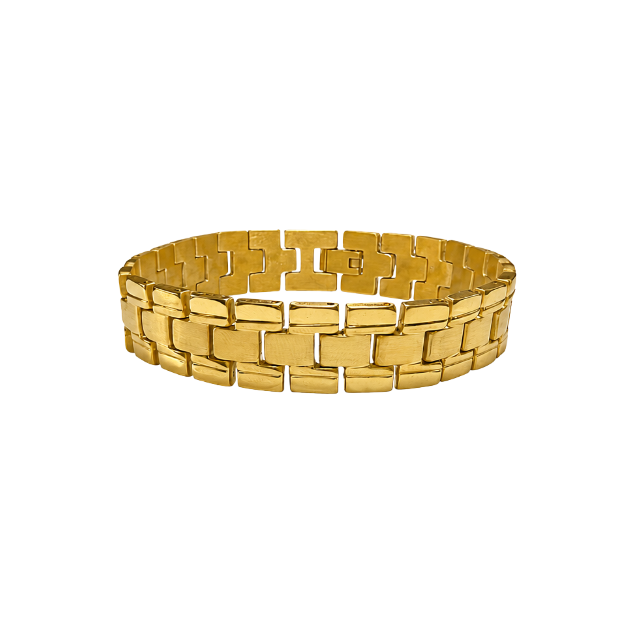 Stainless Steel Gold PVD Cuban Link Bracelet | Non-Tarnish Gold Bracelet