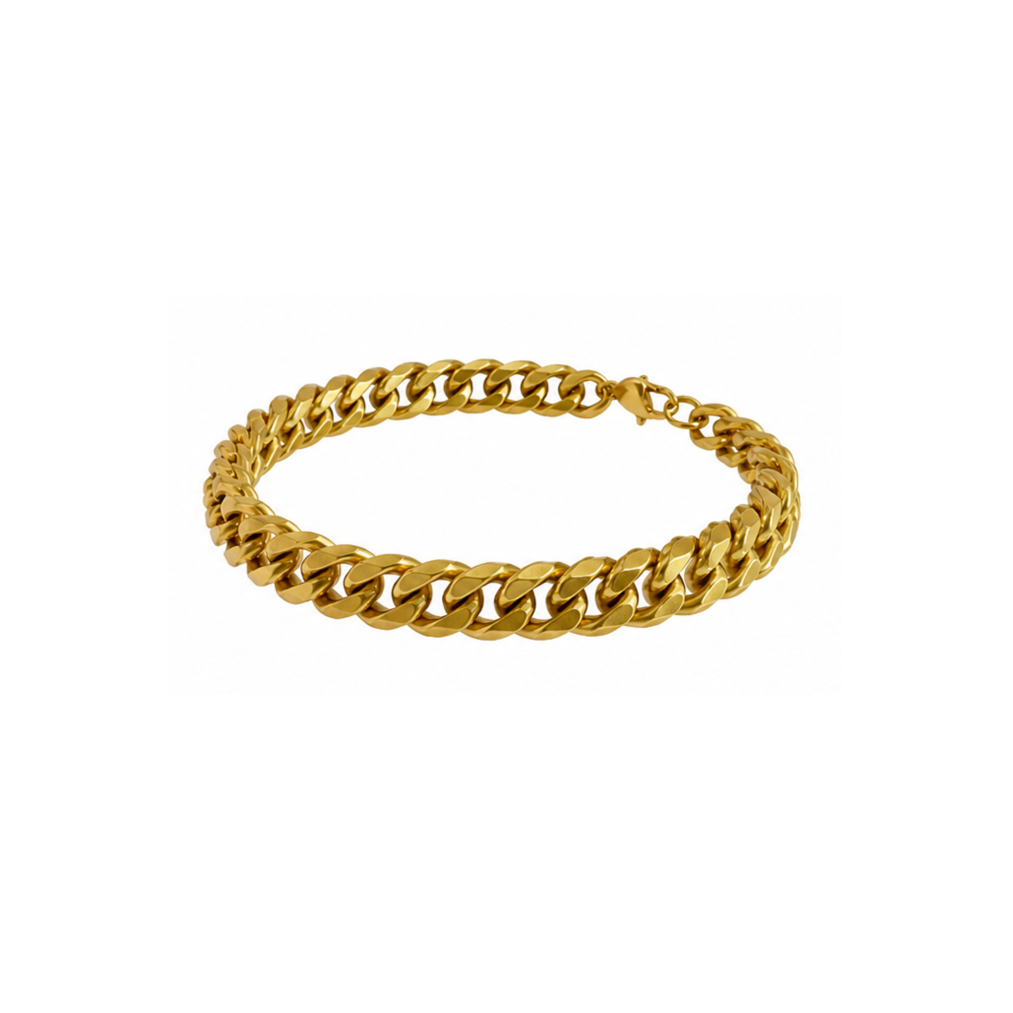 Stainless Steel Cuban Link Adjustable Bracelet | Non-Tarnish Bracelet