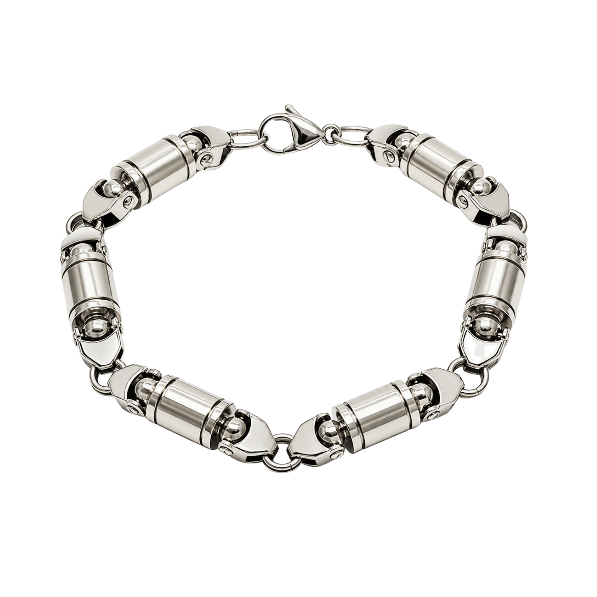 Titan Gear Bracelet – Affordable Two-Tone Stainless Steel Bracelet for Men