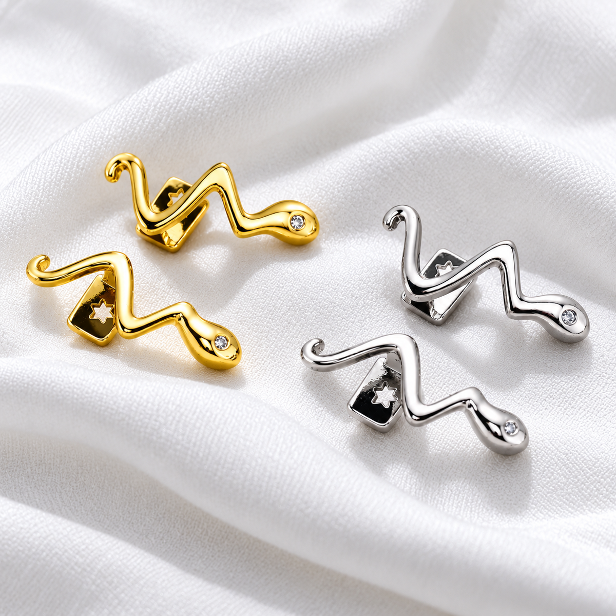 Women Snake Open Face Grillz